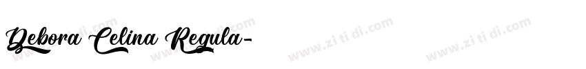 Debora Celina Regula字体转换